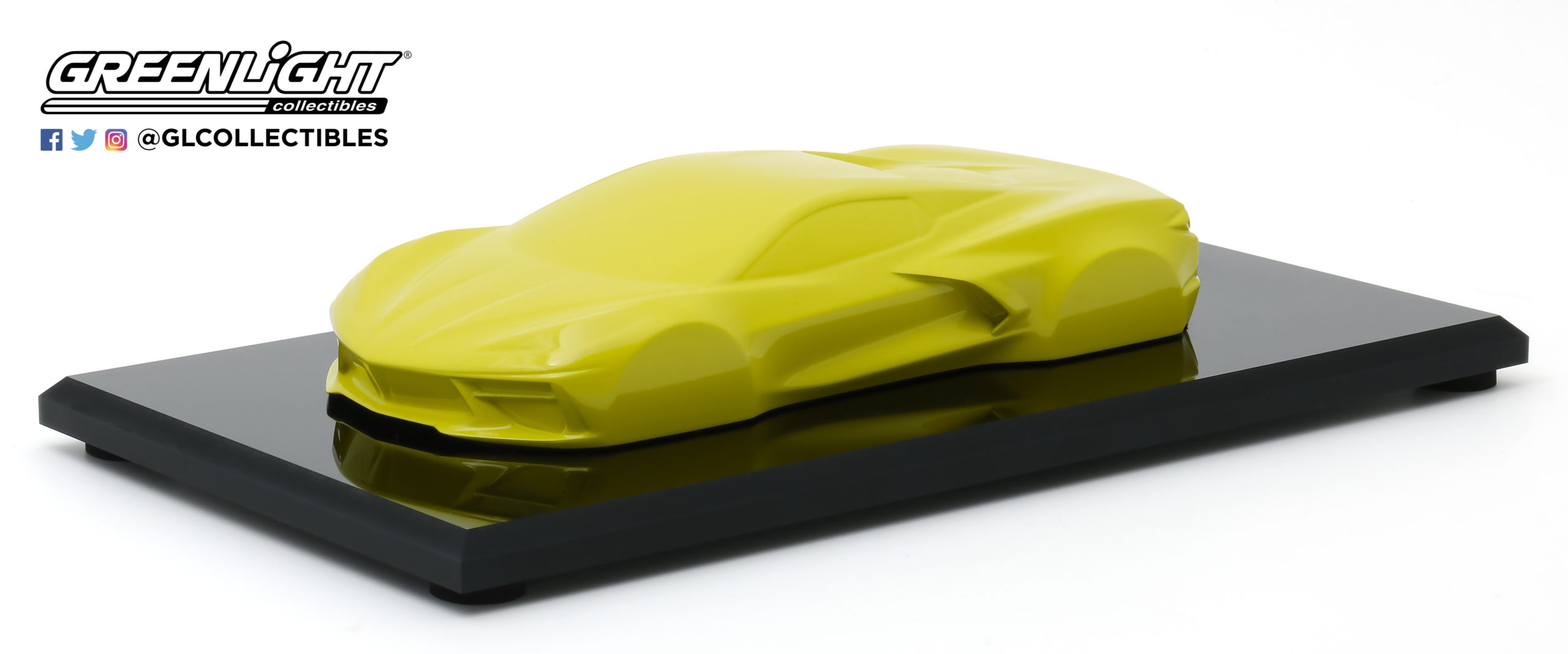 51326 - 1-24 Corvette C8 Speed Forms - Conv - Accelerate Yellow (Front,High Res)